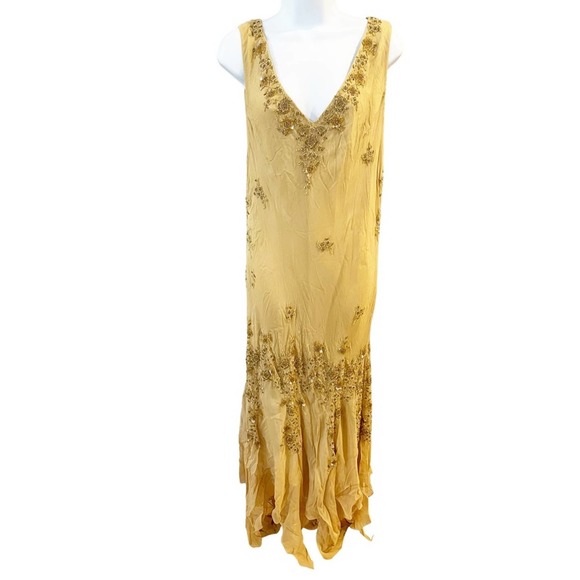 NWT Scala Style 25360 Tea Length Mother of Bride Dress with Jacket Art Deco 14 - Picture 3 of 16